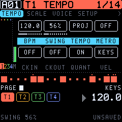 The GLO TEMPO page
