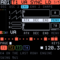 The VA engine's ENV page